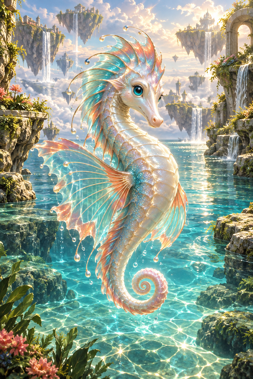 潮弦海马的精灵原画